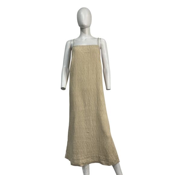 By Malene Birger 'Almeena' Beige Viscose Dress Size 8 - Picture 2 of 5